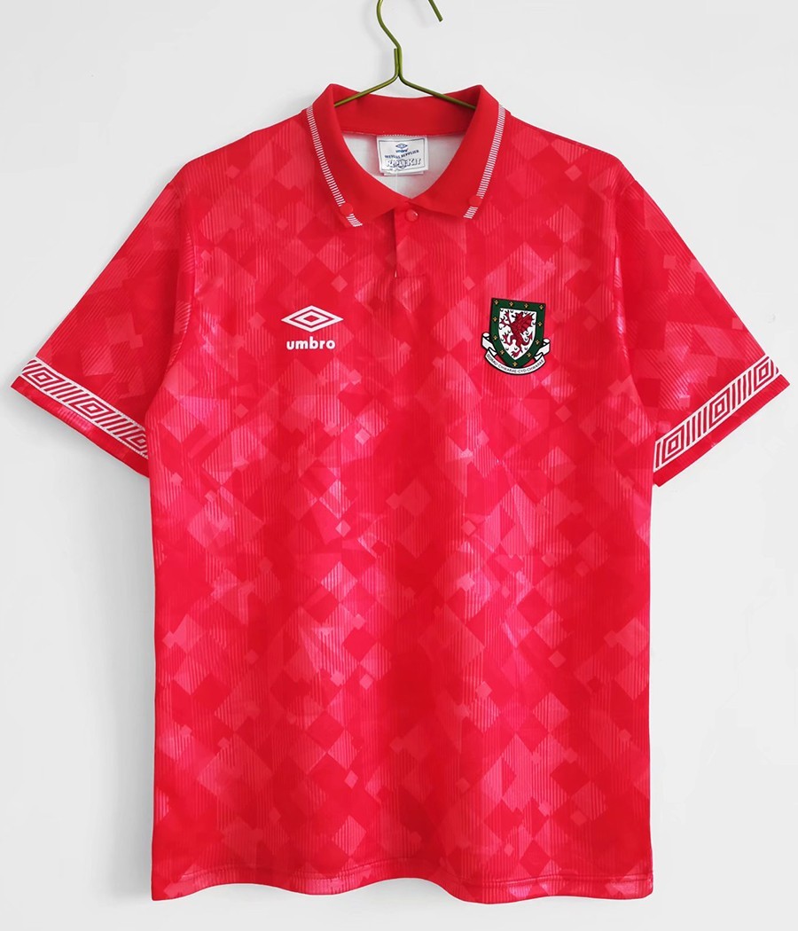 1990-1992 Wales Home Retro