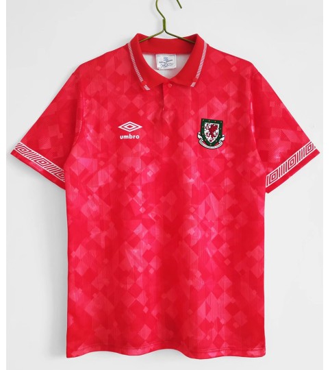 1990-1992 Wales Home Retro