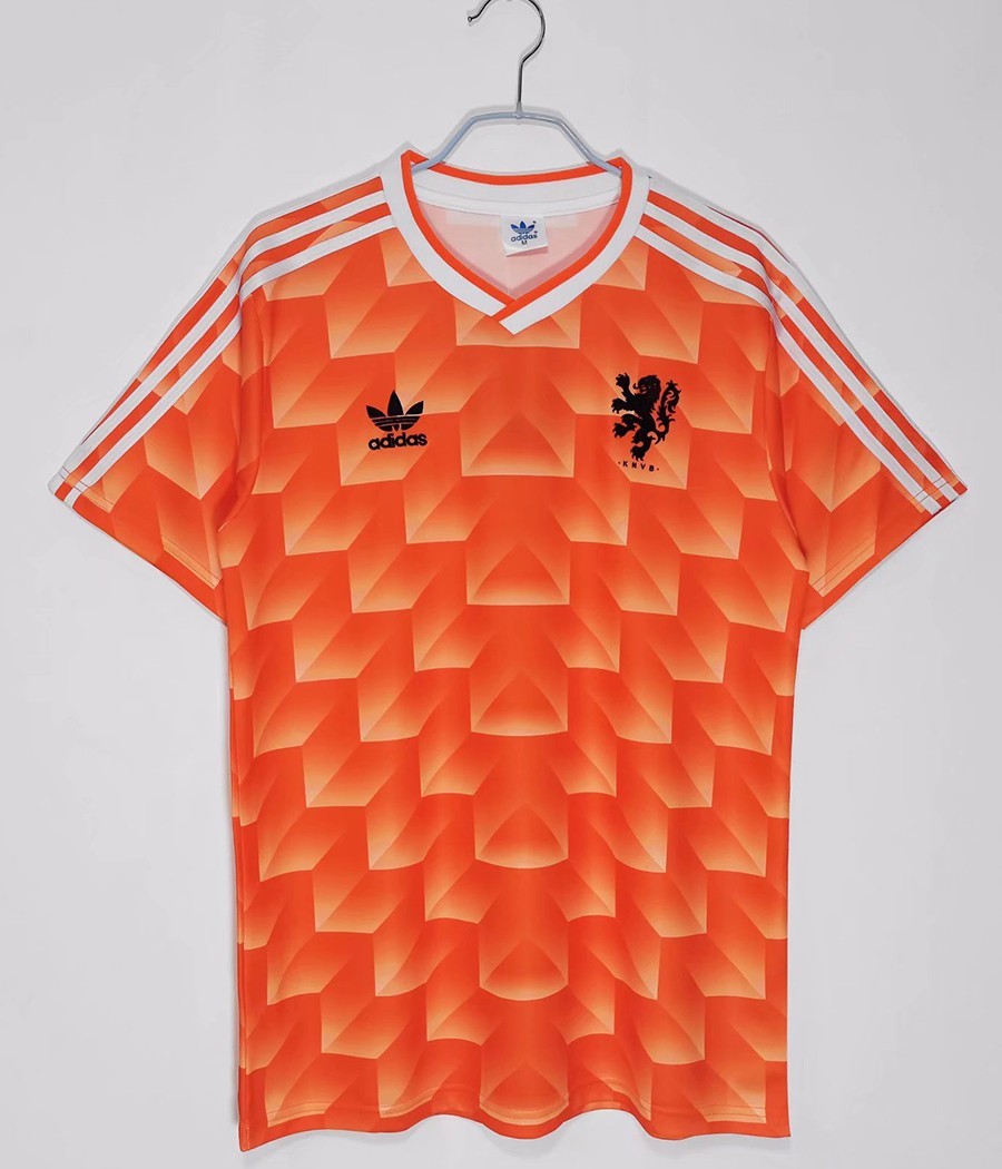 1988 Netherlands Training Orange Retro